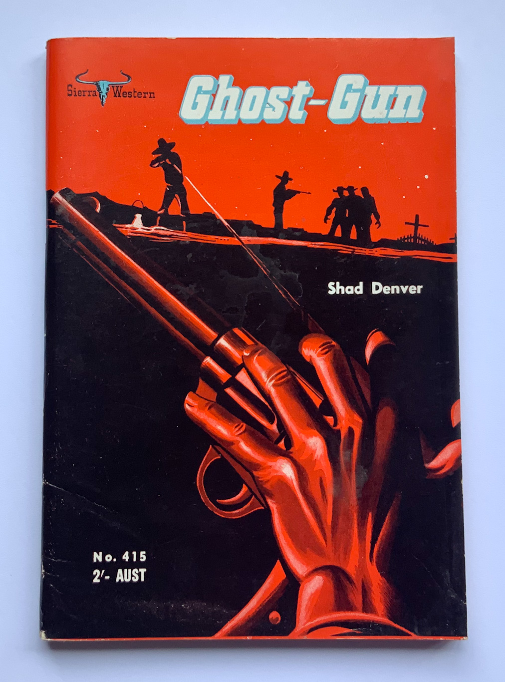 GHOST GUN Australian Western pulp fiction book 1950s-60s